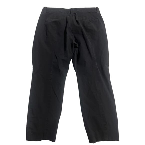 J. Crew Black Black Bi-Stretch Cameron Crop Pant - Size 12 - Picture 2 of 7